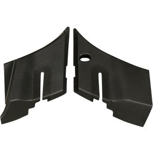 Windshield Wiper Cowl End Panel Compatible with GMC Sierra 2007-2013 1500 2500 3500 LH & RH 1 Pair Black Air Inlet Grille 15946003 15946004