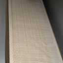 4 Panel Room Divider Short Folding Screen Divider,Double Sided Bamboo Divider Screen for Room Separation,Beige,47.2" H x 61.4" W