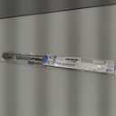 MEXAU 1Pcs Spring Tension Curtain Rod 26-39 inch Spring Tension Rods Silver Tension Rods Adjustable Spring Rod Extendable Tension Rod For Kitchen, Bathroom, Window, Bookshelf,Closet