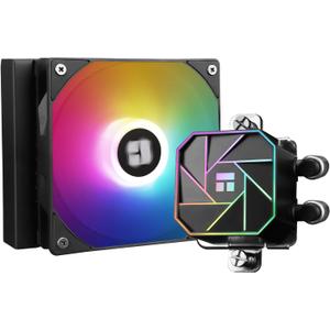 Aqua Elite 120 V3 Liquid CPU Cooler, AIO Pump Head Speed up to 3300RPM, TL-C12B-S V2 PWM Fans,for AMD/AM4/AM5, Intel LGA1150/1151/1200/2011/1700, Computer CPU Aio Cooler