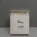 Bucherry 12 Pcs Pearl White Poinsettia Flowers for Christmas Tree Decoration, 6" Plastic Glitter Artificial White Christmas Ornaments with Clips for Holiday Party Xmas Tree Wreath Garland Home Decor