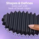 Wet Brush Curl Shaper Detangler Brush, Black, Curl Defining for Curly and Coily Hair Types, IntelliFlex Bristles Detangle for Frizz-Free Shaping, Made for Women, Men & Kids