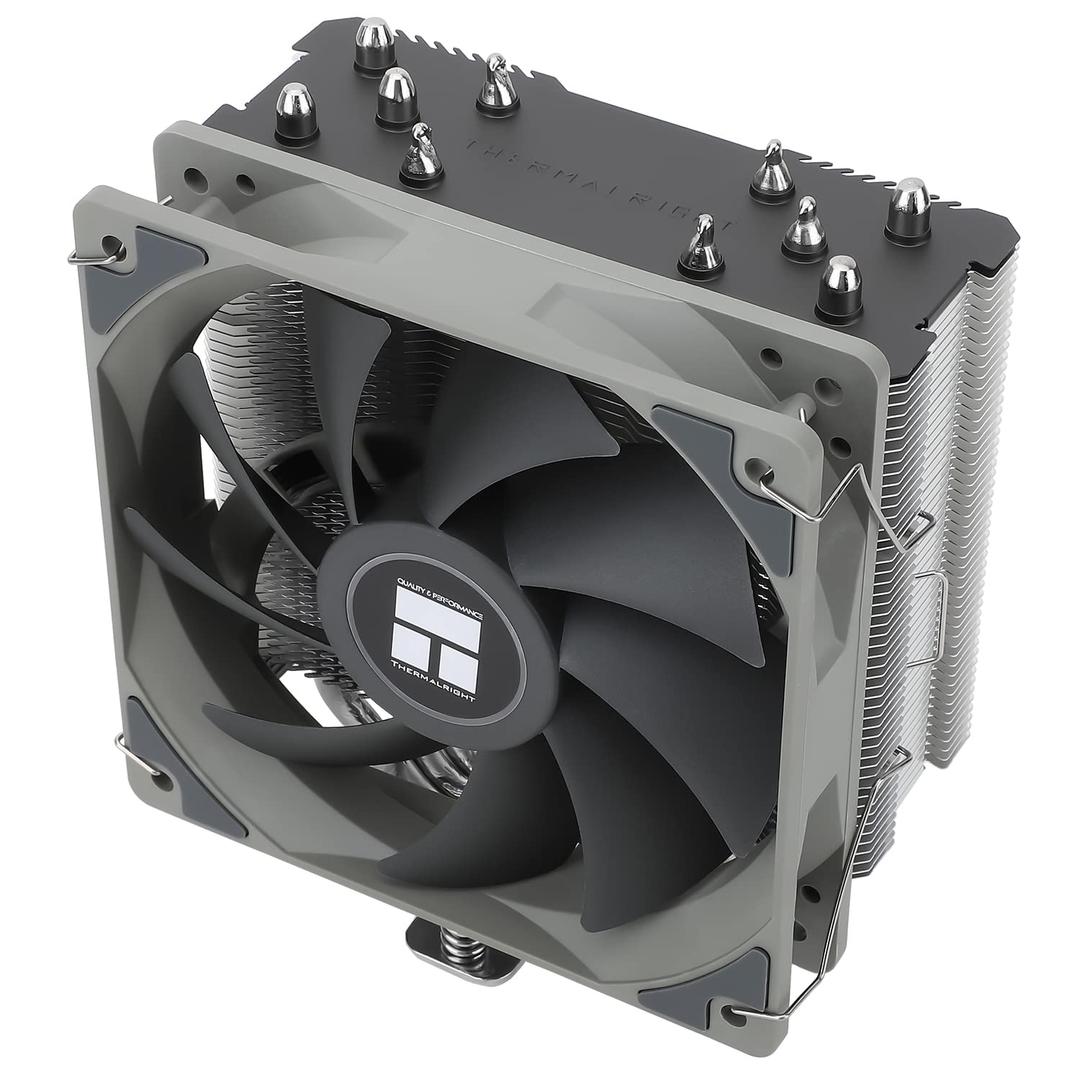 Thermalright Assassin King 120 SE CPU Air Cooler, 5 Heatpipes Heatsink Cooling, TL-C12C PWM Fan with 1550RPM Speed, Low Noise 25.6DBa, for AM4/AM5/Intel LGA 1700/1851/1150/1151/1155/1200