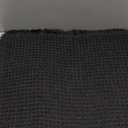 AMOAMI Upgraded Waffle Bath Mat, Super Absorbent Non Slip Bath Mats for Bathroom Floor, Machine Washable Bathroom Rugs with Tassels, Rubber Backed Bathroom Mats, Ultra Soft, 20" x 32", Black