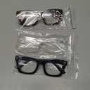 CCVOO +1.25 Oprah Style Reading Glasses for Women, Eyeglasses, Blue Light Readers for Women, Computer Eye Glasses, Cheaters (Black + Cherry Tie Dye + Clear)