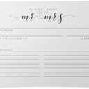 Dashleigh Newlywed & Bridal Shower Recipe Cards from, 48 Cards, 4x6 inches, Water-Resistant and Double-Sided (Vintage Newlywed)