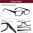 Kerecsen Reading Glasses 5 Pairs Fashion Ladies Readers Spring Hinge with Pattern Print Eyeglasses for Women (Mix Color -4, 2.25)