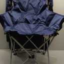 Foldable Camping Chair with Canopy Blue