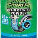 Green Gobbler Drain Clog Remover & Drain Cleaner Powder, 20+ Treatments, Maintenance Breaks Down Grease, Paper, Fat & Oil, Septic Safe