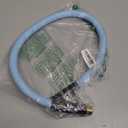 Atlantic Female to Female Heavy Duty Garden Hose 3 ft x 5/8 inch Blue Water Hose Short Connection Leader Hose (3 Feet)