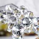 Pack of 10 Crystal Diamond Jewel Home Decor, Wedding Table Decoration, Glass Paperweight 40mm (1.6in)