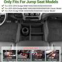Center Console Floor Organizer for 2013-2025 Ram 1500-5500 Classic | Not 2019-2026 New Body, Beach Seat Front Under Seat Storage Box Inserts Tray, Ram 1500 2500 3500 4500 5500 Accessories