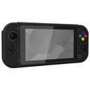 eXtremeRate PlayVital Black Protective Grip Case for Nintendo Switch Lite, Hard Cover Protector for Nintendo Switch Lite - Screen Protector & Thumb Grips & Buttons Caps Stickers Included