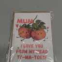 HOMANGA Mothers Day Card for Mom Grandma Grandmother Stepmom Wife, Mother's Day Card from Son or Daughter, Mothers Day Greeting Cards with Envelope, 13x18cm (Tomatoes), Set of 3
