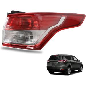 Tail Light Outer Compatible with 2013-2016 Ford Escape Right Passenger Side Taillight without Bulb Replace CJ5Z13404B