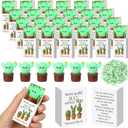 Wettarn 24 Sets Work Appreciation Gifts Cactus Stress Balls with Thank You Boxes Bulk Company Party Favors for Employee Coworker Staff Office Positive Relief Desk Decor