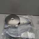 Makeup Mirror with Lights, 1x/20x 360 Rotation Vanity Mirror, Brightness Adjustable Lighted Makeup Mirror with Magnification, 5000 mAh Rechargeable Double Sided Mirror with 3 Colors, Gift for Women (Chrome)