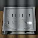 2 Pack Pull Out Cabinet Organizer Expandable, Adjustable Width 12.6"-20.6", Slide Out Drawers and Roll out Drawer for Pots and Pans, Adhesive No Drill Screw (White ND1)