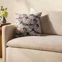 Loloi Chris Loves Julia Matilda Collection PCJ0031 Blue/ Orange 18'' x 18'' Cover w/ Down Pillow