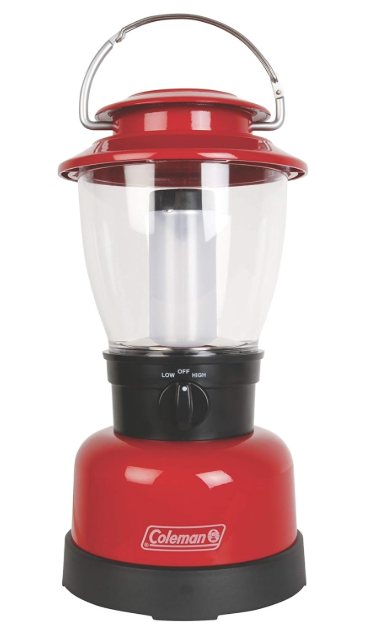 Coleman 700L LED Lantern with 4D Battery, Water & Impact-Resistant Lantern with Carry Handle, Lifetime LED Lights Never Need Replacing