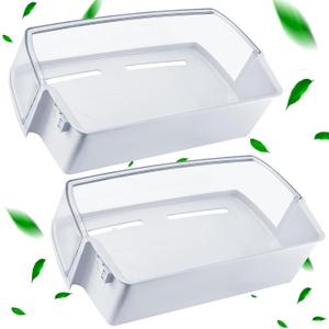 AAP73631502 Refrigerator Door Bin RIGHT Compatible for L-G,Ken-more Elite Refrigerator Shelf-2Packs LFX28968ST Door Bin AP5673810,2652330,AAP72909218-by MIFLUS