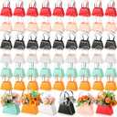 Ctosree 60 Pcs Flower Gift Bags Portable Floral Paper Bouquet Bags Flower Box for Arrangements with Handle Florist Supplies for Graduation Wedding Bridal Shower Women Student Teacher