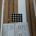 Wire Shelf Covers, Bamboo Wire Rack Covers for Pantry, Closet (5pcs, 36" W x 16" D)