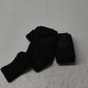 Mava Sports Knee Wraps (Pair) for Men & Women | Ideal for Cross Training, WODs, Gym Workouts, Weightlifting, Fitness & Powerlifting | Knee Straps for Squats | 72" Compression & Elastic Support (Black)