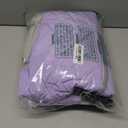 AOFITEE Dog Coat, Warm Dog Winter Coat for Large Dogs, Reflective Turtleneck Dogs Jacket with Harness Built in, Waterproof Windproof Pet Puffer Jacket Fleece Vest for Cold Weather, Lilac XXXL