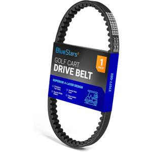 BlueStars Durable Golf Cart Drive Belt Replaces 27077-G02 27077-G01 - Fits for EZ.GO Marathon 4-Cycle 1991-1996 and 2-Cycle 1992-1993 Gas Golf Cart