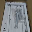 8.2FT Adjustable Backdrop Stand Kit - Square Wedding Arch & Balloon Arch for Photo Booth Background, Baby Shower, Birthday Party Decorations (Portable Frame) (Gold,8.2X 8FT)