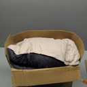 Bedsure SupportMax Orthopedic Dog Bed Medium Size Dog - As Seen on TV Extra Thick Supportive Medium Dogs Beds with Waterproof Washable Cover, Comfort Pet Bed Sofa with Soft Sherpa, Beige, 35" (Cream)