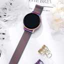 JKD Magnetic Metal Band Compatible with Samsung Galaxy Watch 7 Band, Galaxy Watch 6 5 4 FE 40mm 44mm/5 Pro 45mm/Watch 6 4 Classic/Active 2, 20mm Stainless Steel Strap Women Men for Samsung Watch Bands