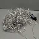 XURISEN 66ft Christmas Lights Decorations Outdoor, 640 LED 8 Modes Curtain Fairy Lights with 120 Drops,Plug in Waterproof Timer Memory Function for Christmas Holiday Wedding Party Decor(Blue)