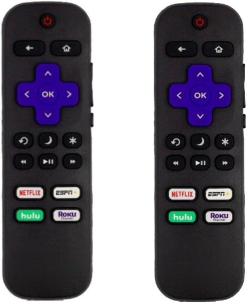 (2 Pack) Remote Control Replacement for Westinghouse Roku TV