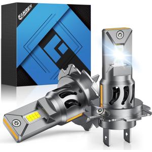FAHREN Upgraded H7 LED Bulbs, 40000LM 1300% Ultra-Brightness, Real 1:1 Halogen Size, 70000+ Longer Lifespan, 6500K White for H7 Fog Electronic Flashers, CAN-Bus Ready Plug N Play, Pack of 2
