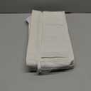 Bedside Caddy Organizer with Fixed Straps and Water Bottle Holder for Home, College Dorm, Hospital, Crib and Bunk Bed (2pcs White)