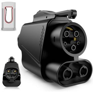 Upgraded NACS to CCS Adapter - 500 Amps - 1,000V DC Fast Charge Converter, Tesla Supercharger to CCS1 EV Adapter Compatible with Tesla Superchargers [Check with Your Automaker for Compatibility]