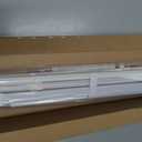 LazBlinds No Tools No Drill 1" Vinyl Mini Blinds, Cordless Blinds for Windows, Light Filtering Horizontal Window Blinds & Shades, 23" W x 36" H, White