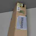 Moen Matte Black 54 to 72-Inch Adjustable Fixed Mount Single Curved Shower Curtain Rod for Bathroom, CSR2160BL