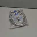 Dreyoo 1 Pack 39 Inch Shower Hose with Shower Extension Connector, Extra Long Handheld Head Hose with Brass Insert and Nut, 1/2 to 1/2 Extender, Stainless Steel