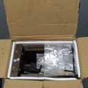 6 Tier Tree Book Shelf - Small Bookshelf Decor, Corner Bookshelf, Living Room Storage, Tall Narrow DVD & CD Shelf Storage Bookshelves, Comic Bookcases Standing for Bedroom or Office, Rustic Brown