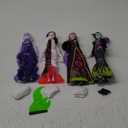 Disney Princess Villains Black and Brights Collection, Fashion Doll 4 Pack, Disney Villains Toy for Kids 5 Years Old and Up