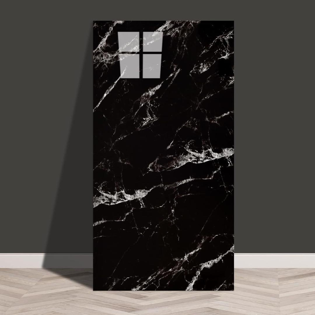 Haimin Wall Panels Peel and Stick 10 Pieces 23.6x11.8in (19.4 Sq. Ft. Coverage) Lightweight Backsplash Marble Look Tile (not Real Marble) Ideal for Kitchen Bathrooms Living Rooms Bedrooms (Black-JGH) Haimin Wall Panels Peel and Stick 10 Pieces 23.6x11.8in (19.4 Sq. Ft. Coverage) Lightweight Backsplash Marble Look Tile (not Real Marble) Ideal for Kitchen Bathrooms Living Rooms Bedrooms (Black-JGH)