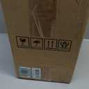 7.5L/5L Grain Storage Tank Dispenser with Base+Valve+Cup Glass Rice Cereal Bean Flour Container Dry Food Organizer with Lid+Stand for Home Kitchen Pantry Store Clear (5L/Round Base)