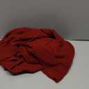 36 Inch Red Knitted Christmas Tree Skirt, Chunky Cable Knit with Braided Scalloped Edge, Perfect for Xmas Holiday Decorations