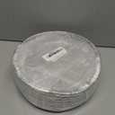 50pcs Disposable Aluminum Round Foil Baking Tins, 9 inch, Silver