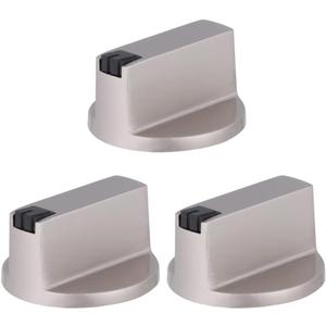 DOITOOL 3 Pcs Gas Stove Knobs Replacement, 6 mm D-Shape Cooker Stove Control Knobs, Universal Range Knobs Stove Top Replacement Knobs, Oven Knobs Burner Control Knobs Parts