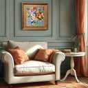 CSZPPQAF Paint by Numbers Kit for Adults Beginner, Flower Paint by Number Kits on Canvas, DIY Easy Acrylic Watercolor Wildflower Oil Painting by Numbers for Home Wall Decor 16X16inch