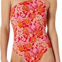 Amazon Essentials Women's One-Shoulder One-Piece Swimsuit, US Medium